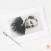 Elfrida Andrée Rechteckiger Aufkleber (Umschlag)