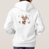 Elfs Weihnachtsfrau Hoodie (Rückseite)