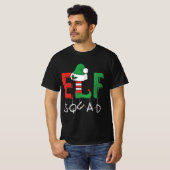Elfskopf Weihnachten T-Shirt (Vorne ganz)