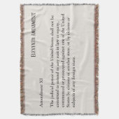 Elfte Änderung Grundrechtecharta der Verfassung Decke (Vorderseite Vertikal)