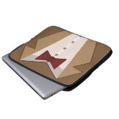 Elfter Doktor Outfit Laptop Sleeve (Vorne Knopf)