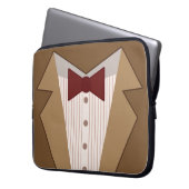 Elfter Doktor Outfit Laptop Sleeve (Vorderseite Links)