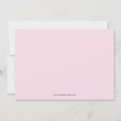 elftes Geburtstag Einladung (Rückseite)