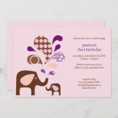 elftes Geburtstag Einladung (Vorne/Hinten)