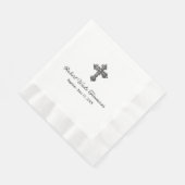 Elgant Baptisse Personalisiert Serviette (Ecke)