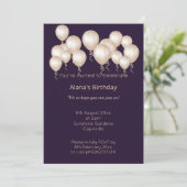 ELGANT MODERN DAMASK NAVY SILVER GOLD EINLADUNG (Stehend Vorderseite)