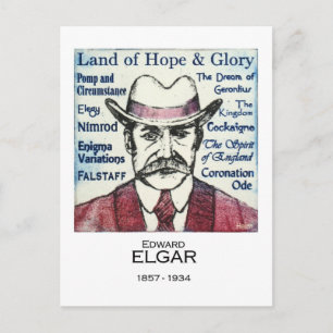Elgar Postkarte