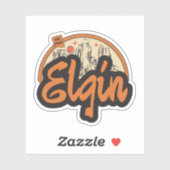 Elgin, Arizona Sticker (Blatt)