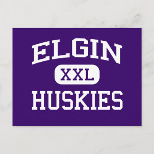 Elgin - Huskies - Elgin High School - Elgin Oregon Postkarte