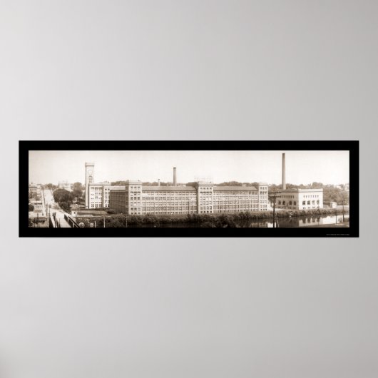 Elgin IL Watch Company Foto 1914 Poster (Vorne)