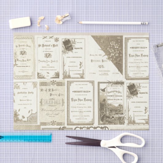 Elgin Illinois 1880's Seidenpapier (Handwerk)