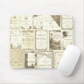 Elgin Illinois 1880's Sepia Club Einladungen Party Mousepad (Mit Mouse)