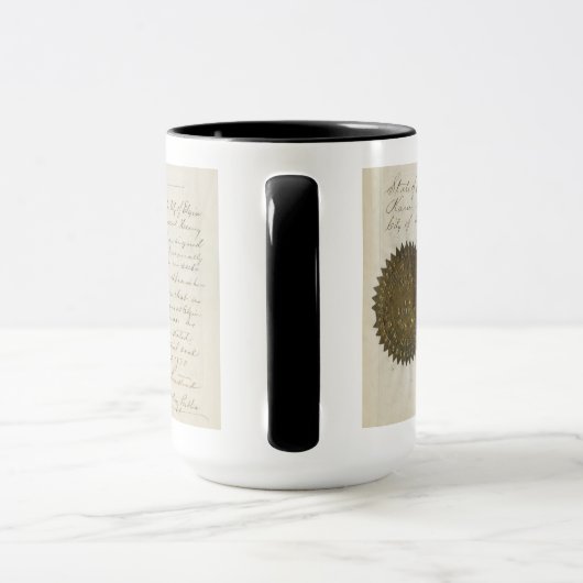 ELGIN ILLINOIS J W RANSTEAD ALS CAFE GEBÄUDE 1870 TASSE (Griff)