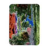 ELGIN ILLINOIS LORDS PARK PAVILION 1920ER KUNSTVIE MAGNET (Vertikal)