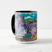 ELGIN ILLINOIS LORDS PARK PAVILION 1920S Oster Tasse (Vorderseite Links)