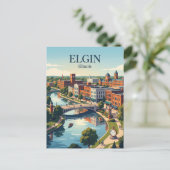 Elgin, Illinois Postkarte (Stehend Vorderseite)
