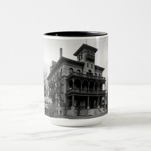 Elgin Illinois, Sherman Hospital Gebäude der 1890e Tasse (Zentrum)