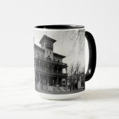 Elgin Illinois, Sherman Hospital Gebäude der 1890e Tasse (VorderseiteRechts)