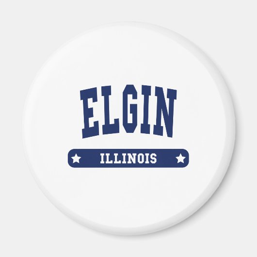 Elgin Illinois Uni Style T-Shirts Magnet (Vorne)