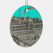 Elgin Uhr-Fabrik Elgin Illinois 1871 Keramik Ornament (Rechts)