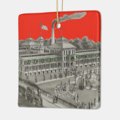 Elgin Uhr-Fabrik Elgin Illinois 1871 Keramikornament (Links)