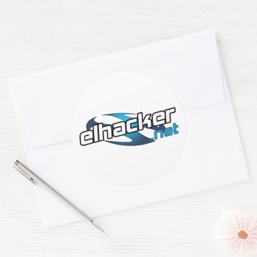 elhacker.net runder aufkleber (Umschlag)