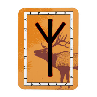 Elhaz Rune Magnet - Schutz!