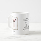 Elhaz RuneStone-Tasse Kaffeetasse (Vorderseite Links)