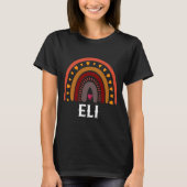 Eli Colorful Rainbow men Kindernamenidee T-Shirt (Vorderseite)