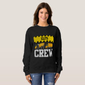Eli Construction Crew Custom Dumptruck Dump Truck Sweatshirt (Vorne ganz)
