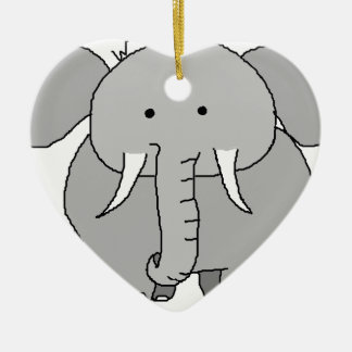 Eli der Elefant Keramik Ornament