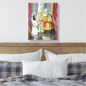 Eli fragte Samuel nach der Vision Leinwanddruck (Insitu (Schlafzimmer))