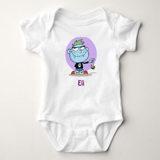 ELI-Kinderkleidung personalisiert Baby Strampler (Vorderseite)