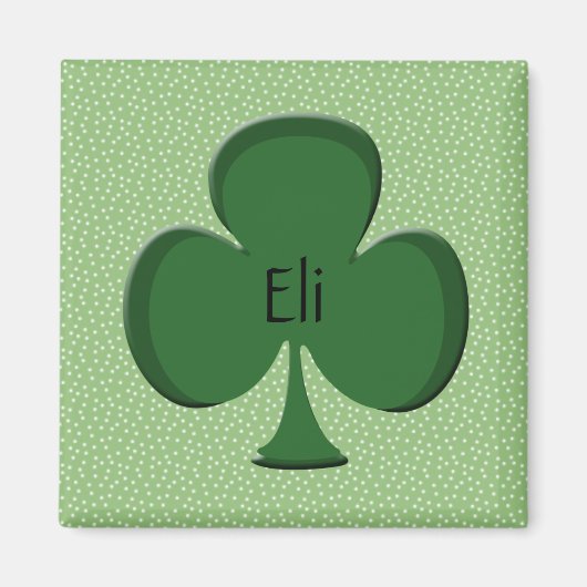 Eli Kleeblatt Name Magnet (Vorne)