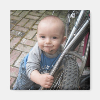 Eli mit Bike Magnet
