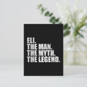 Eli Name, Eli Der Mann Der Mythos Die Legende Postkarte (Stehend Vorderseite)