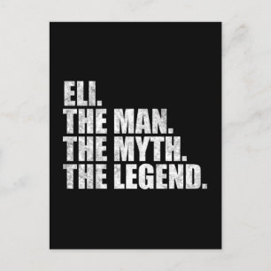 Eli Name, Eli Der Mann Der Mythos Die Legende Postkarte