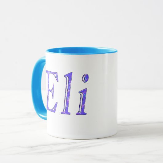 Eli, Name, Logo, Tasse (Vorderseite Links)