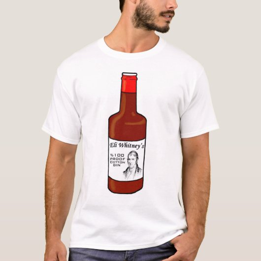 Eli Whitneys 100 Beweis-Entkörnungsmaschine T-Shirt (Vorderseite)