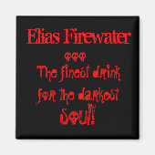 Elias Firewater Magnet (Vorne)