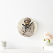 Elias - Jacobite Priester von Mesopotamien Runde Wanduhr (Zuhause)