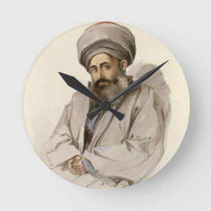 Elias - Jacobite Priester von Mesopotamien Runde Wanduhr