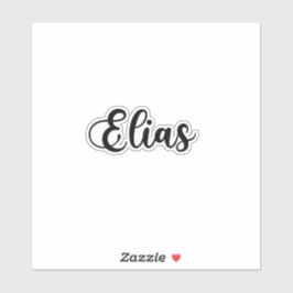 Elias Name - Handgeschriebene Kalligrafie Aufkleber