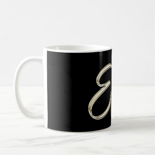 Elias Name whitegold Tasse Teetasse Kaffeetasse (Links)