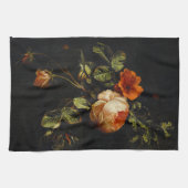 Elias van den Broeck, Still Life with Rose  Geschirrtuch (Horizontal)