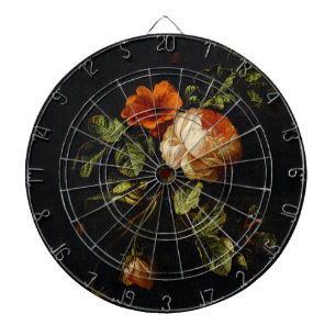 Elias van den Broeck, Stillleben mit Rose Dartscheibe