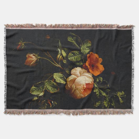 Elias van den Broeck, Stillleben mit Rose Decke (Vorderseite)