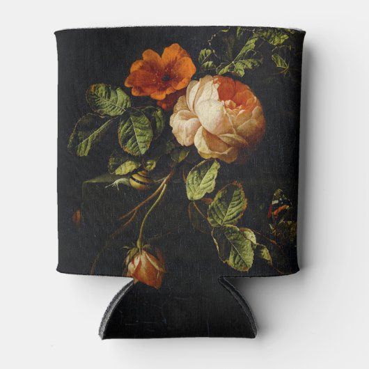 Elias van den Broeck, Stillleben mit Rose Dosenkühler (Vorderseite)