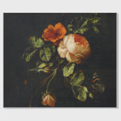 Elias van den Broeck, Stillleben mit Rose Geschenkpapier (Flach)