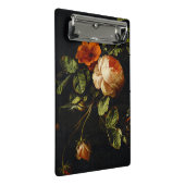 Elias van den Broeck, Stillleben mit Rose Mini Klemmbrett (Schrägansicht)